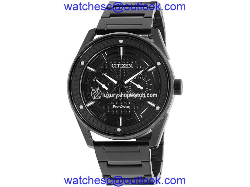 Citizen BU402559E Black Ion-Plated Stainless Steel 42mm Mens Watch Citizen