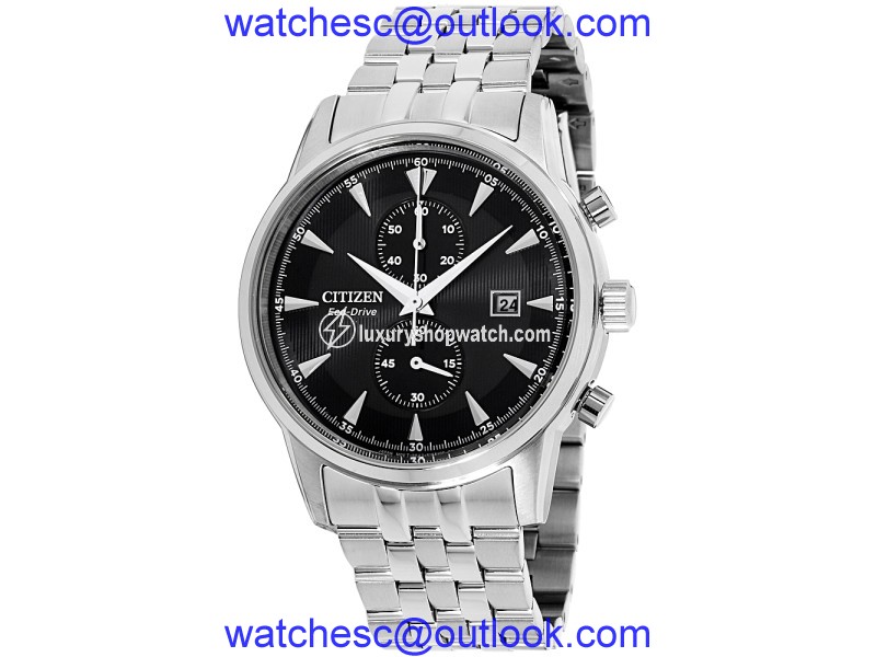 Citizen Corso CA7000-55E Stainless Steel with Black Dial 43mm Mens Watch Citizen