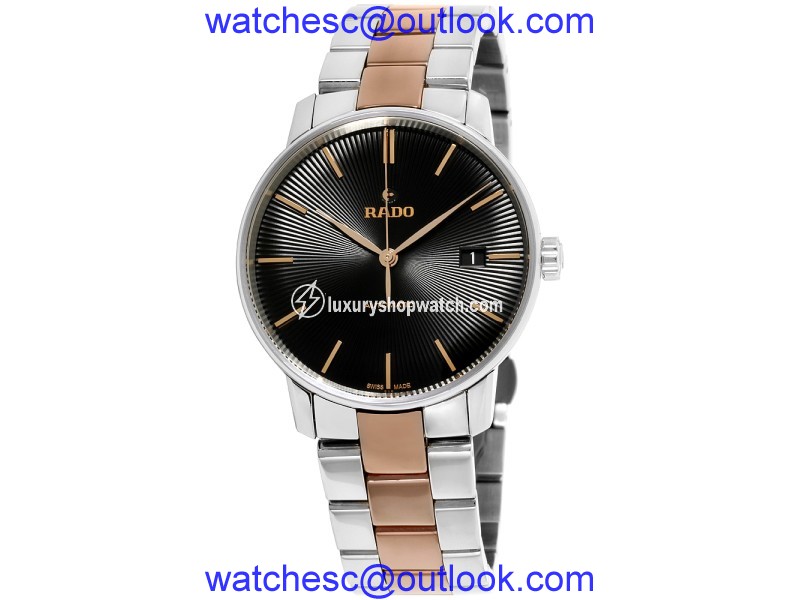 Rado Coupole R22860162 Stainless Steel and Ceramos Automatic 38mm Mens Watch Rado