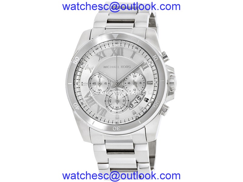 Michael Kors Brecken MK8562 Stainless Steel Quartz 44mm Mens Watch Michael Kors