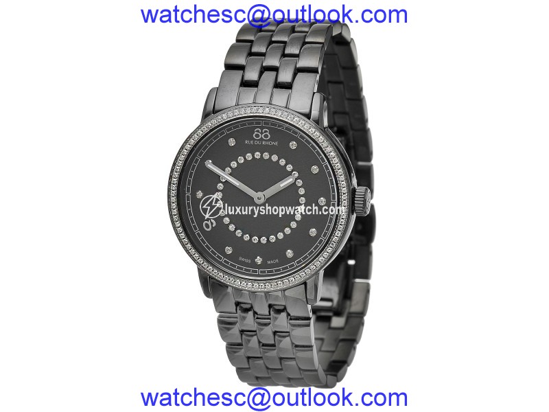 Rue Du Rhone Black Dial 87WA120023 Watch RUE DU RHONE| Buy at TrueFacet