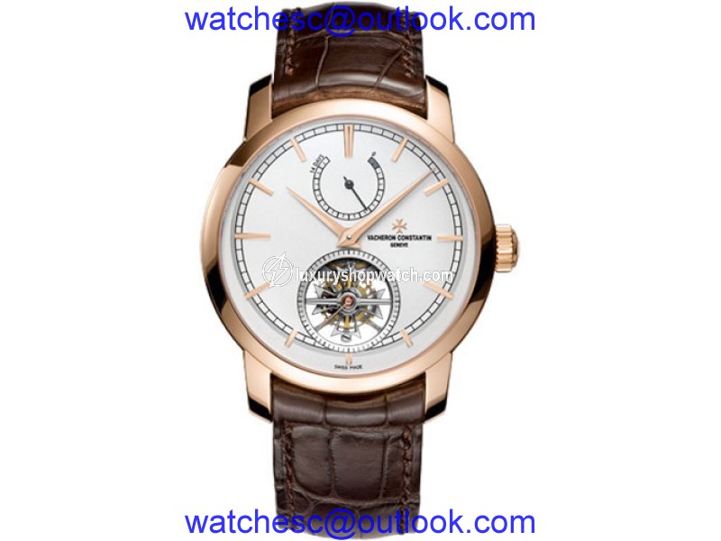 Vacheron Constantin Traditionnelle 89000/000R-9655 18K Rose Gold with Opaline Dial 42mm Mens Watch Vacheron Constantin
