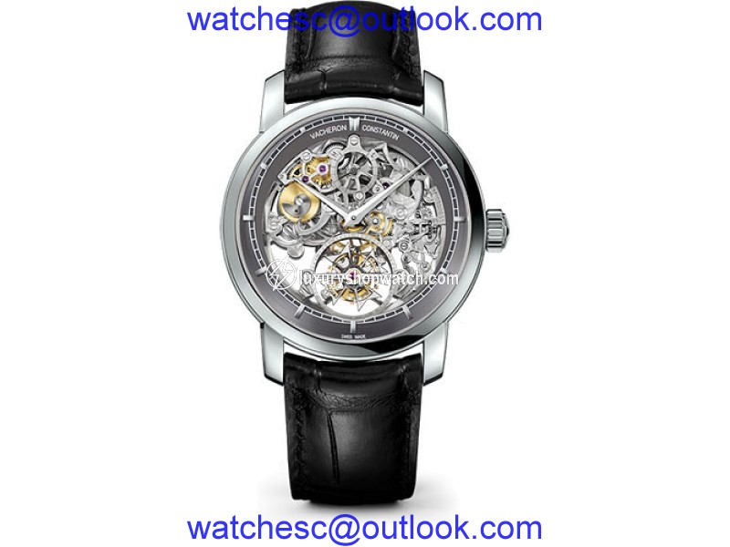 Vacheron Constantin Traditionnelle 89010/000P-9935 Platinum with Skeleton Dial 42mm Mens Watch Vacheron Constantin