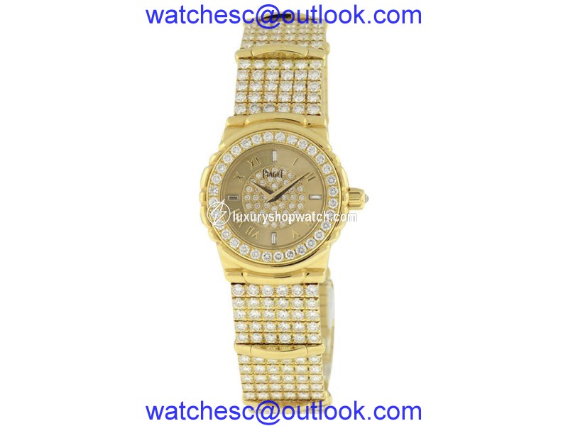 Piaget Classique 18K Yellow Gold & Diamond 25mm Watch Piaget
