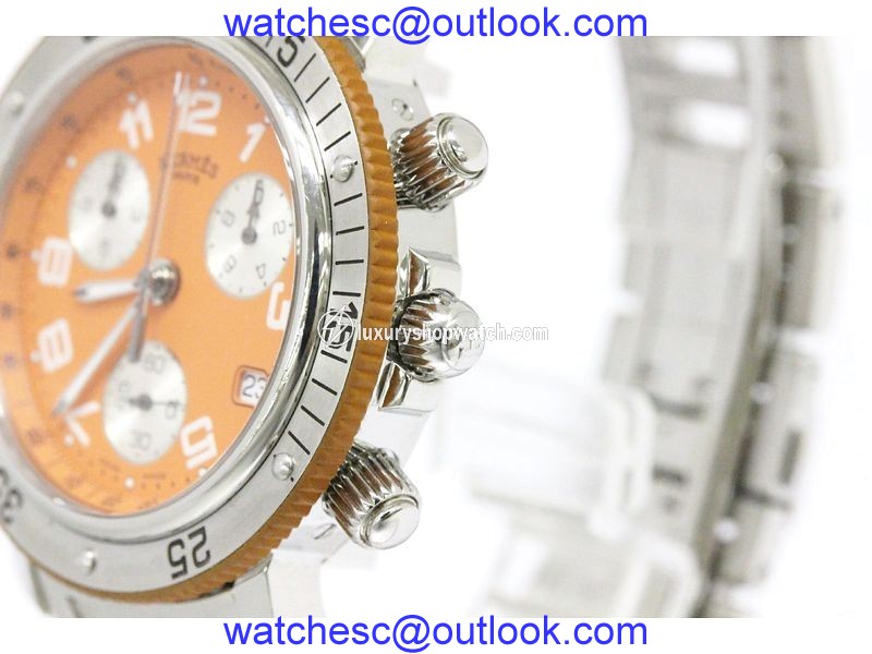 Hermes Clipper Diver Stainless Steel Quartz 40mm Mens Watch Hermes