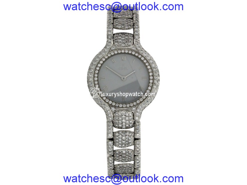 Ebel Beluga 18K White Gold & Diamond 34mm Watch Ebel