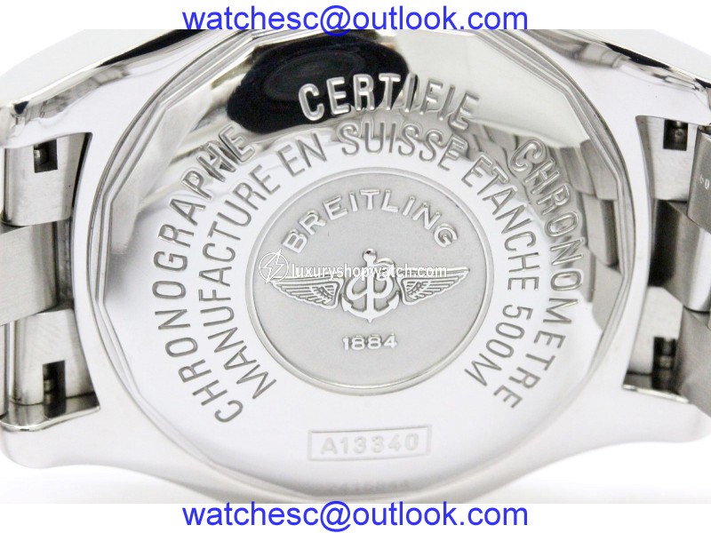 Breitling Chrono Super Ocean Stainless Steel Automatic Mens Watch Breitling