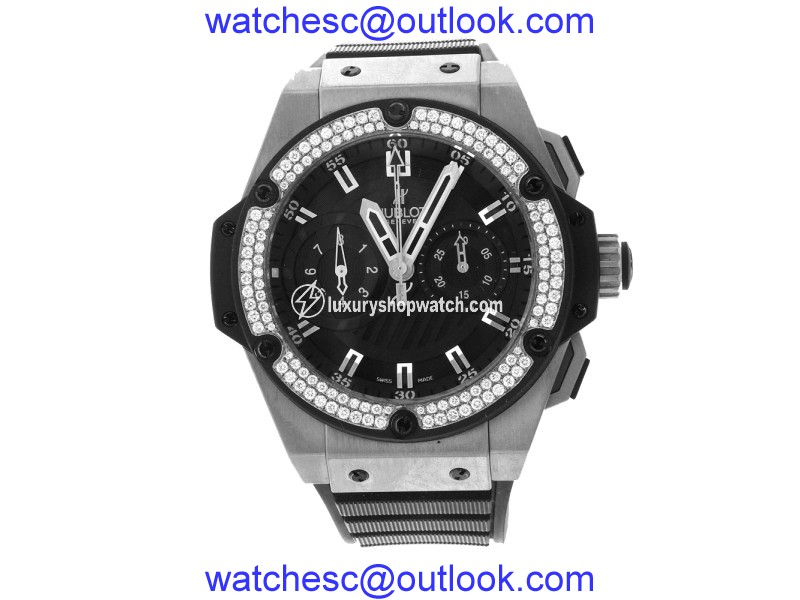 Hublot King Power Foudroyante Zirconium with Diamond Bezel Hublot