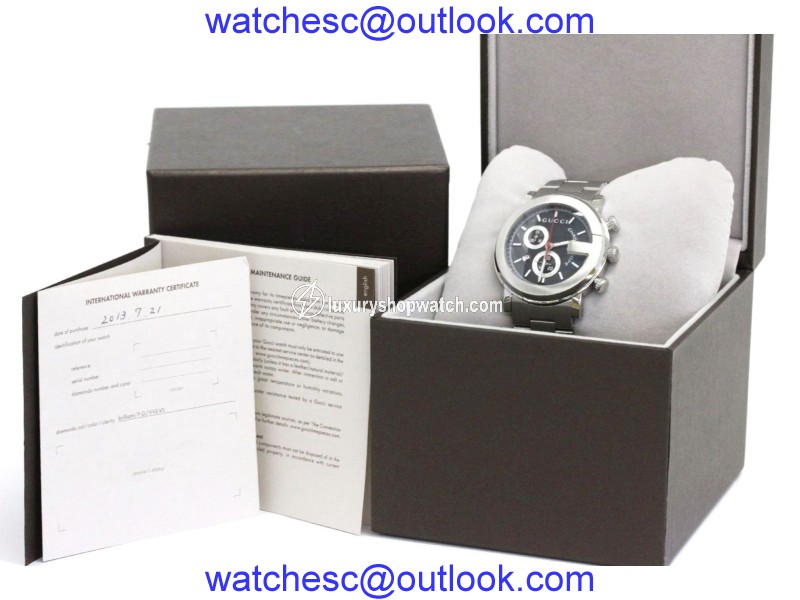 Gucci Chronoscope Stainless Steel Chronograph Quartz 44mm Mens Watch Gucci