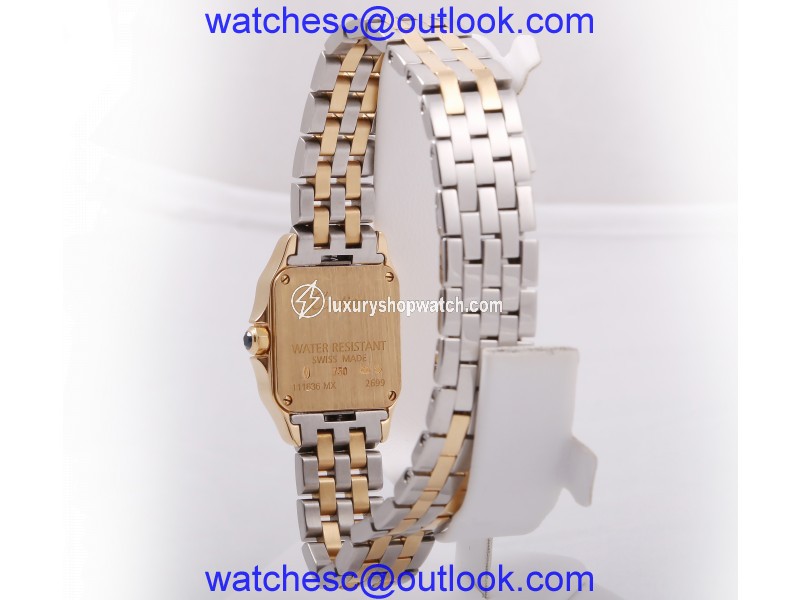 Cartier Santos Demoiselle 18K Yellow Gold & Stainless Steel 22mm Watch Cartier