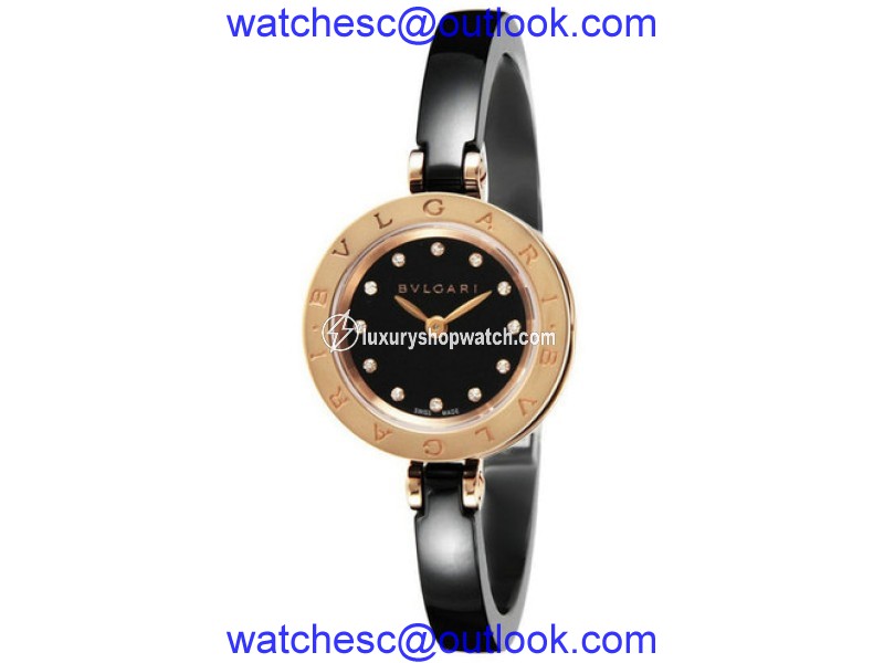 Bulgari BZero1 BZ23BSGCC12M Pink Gold With Diamonds 23mm Watch Bulgari