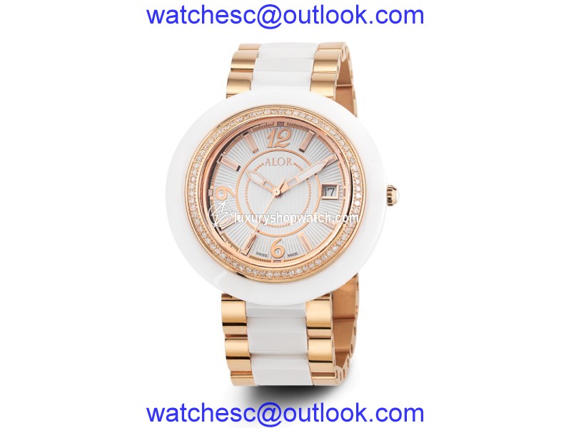 CAVO White Dial 43mm Womens Watch