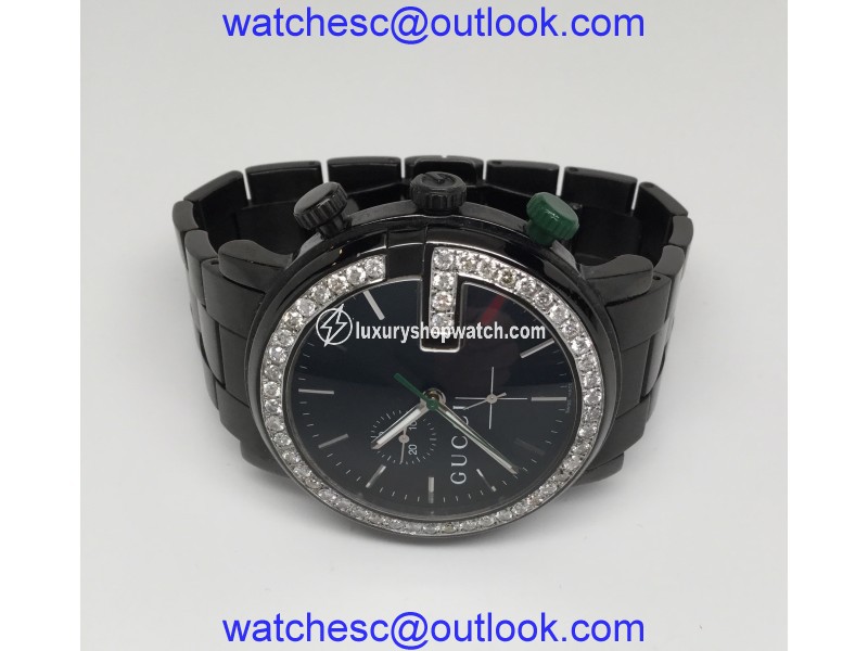 Gucci 101M Black PVD & Stainless Steel Mens Watch Gucci
