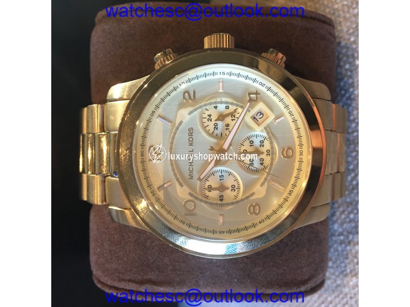 Michael Kors Gold Tone Stainless Steel Mens Watch Michael Kors