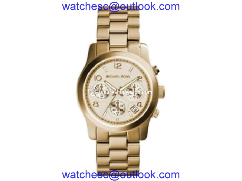 Michael Kors Runway MK5055 Gold-Tone Stainless Steel 11mm Watch Other