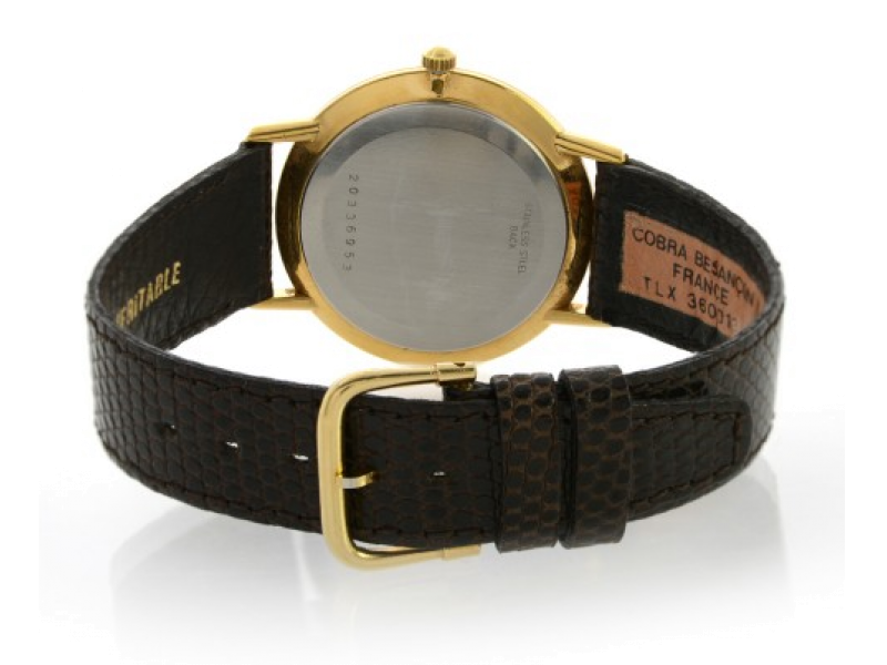 Longines 21586 Gold Toned Stainless Steel Mens Vintage Watch| Longines