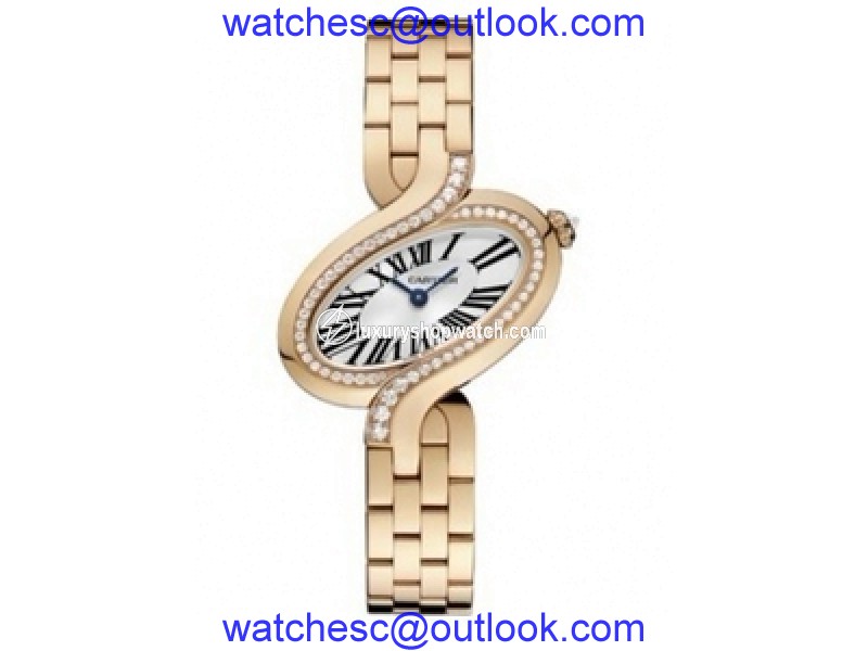 Cartier Delices De Cartier WG800003 18K Rose Gold 30.78mm Watch Cartier