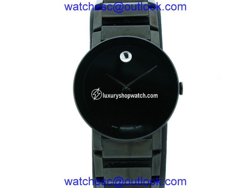 Movado Sapphire Black Dial Watch Movado