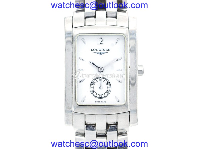 Longines Stainless Steel Rectangular Mens Watch Longines
