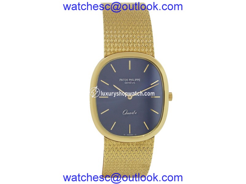 Patek Philippe Golden Ellipse 3838/005 18K Yellow Gold 30mm Mens Watch