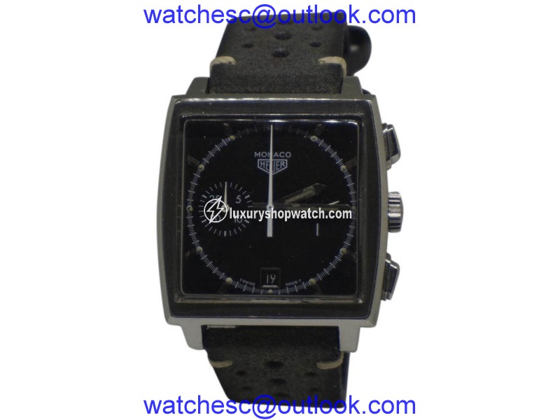 Tag Heuer Monaco Chronograph CS2110 Stainless Steel Automatic 38mm Mens Watch Tag Heuer