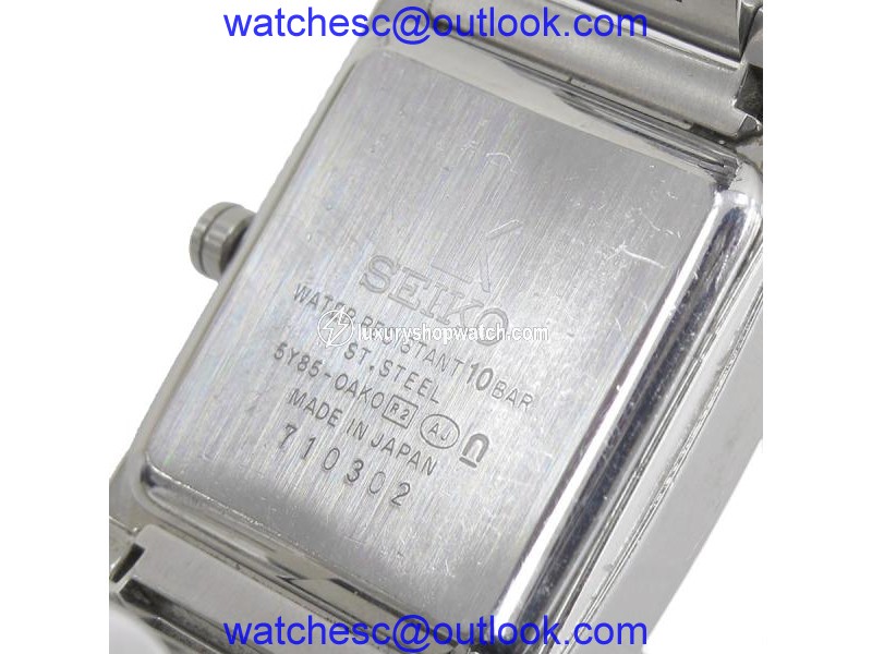Seiko Rukia Stainless Steel Quartz 28mm Womens Watch Seiko