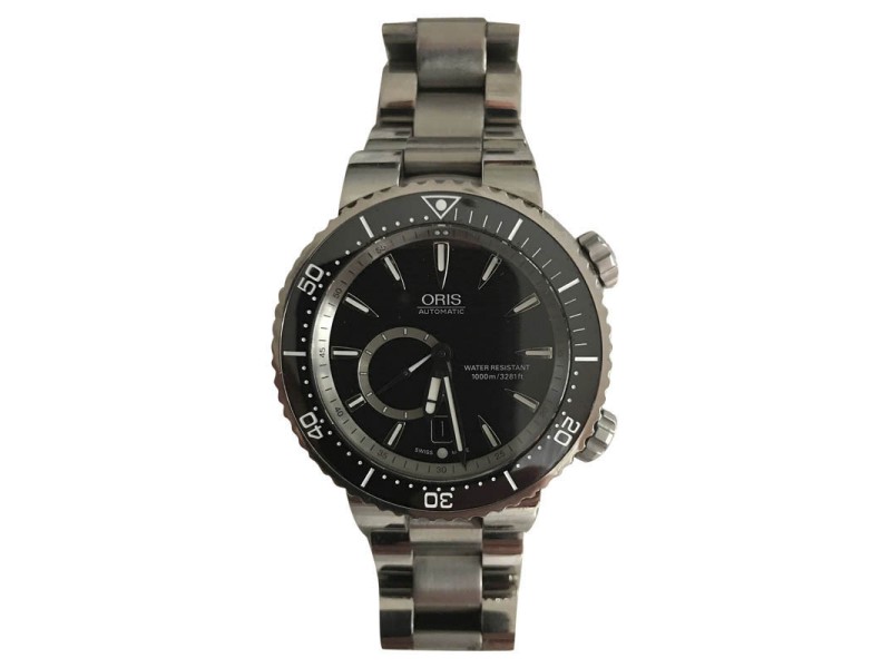 Oris Diver 64376387454MB Titanium and Stainless Steel 47mm Automatic Mens Watch Oris