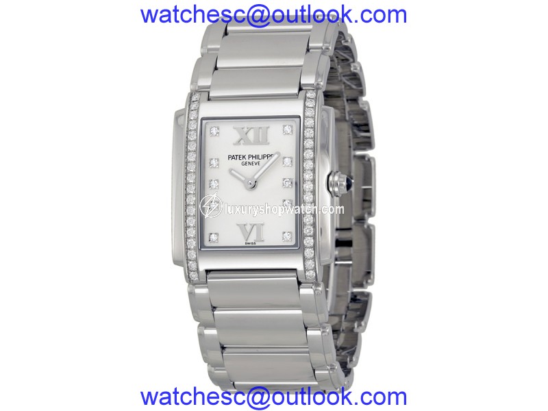Patek Philippe Twenty-4 4910/1A-011 Stainless Steel & Diamond 25mm Watch Patek Philippe