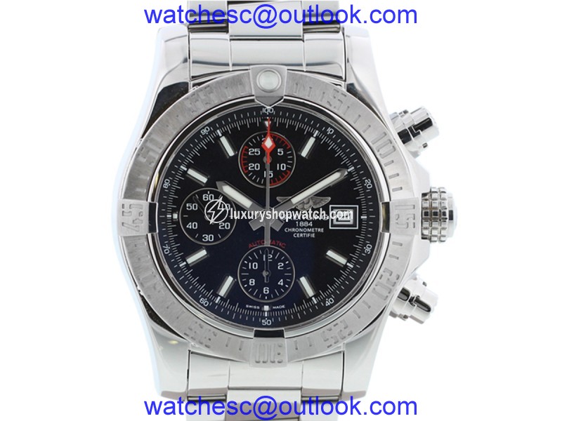 Breitling Avenger A13381 Stainless Steel Automatic 43mm Mens Watch Breitling