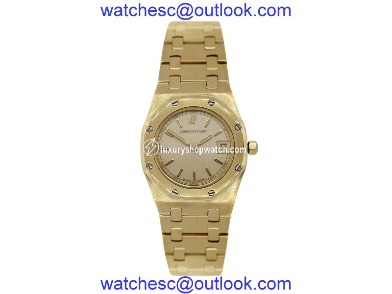 Audemars Piguet Royal Oak 1309 18K Yellow Gold 24.5mm Womens Watch Audemars Piguet