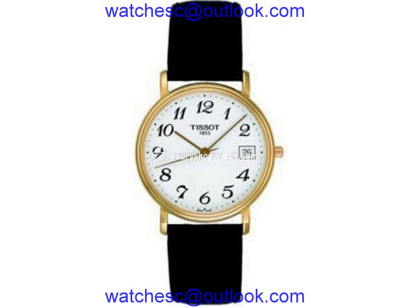 Tissot T52.5.421.12 Gold Tone Stainless Steel 34mm Mens Watch Tissot