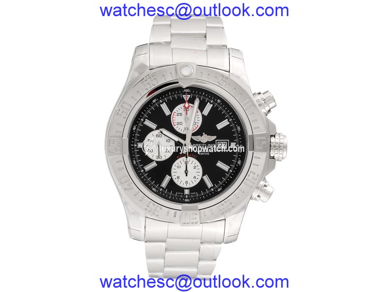 Breitling A1337111/BC29 Super Avenger II Chronograph Stainless Steel Mens Watch Breitling