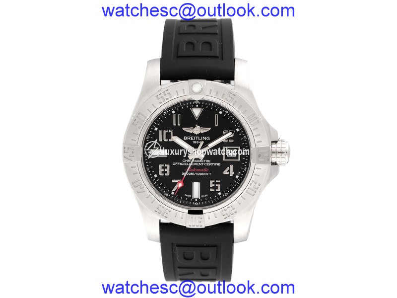 Breitling Avenger II Seawolf A1733110-BC31BKPD3 Stainless Steel Rubber Automatic 45mm Men's Watch Breitling