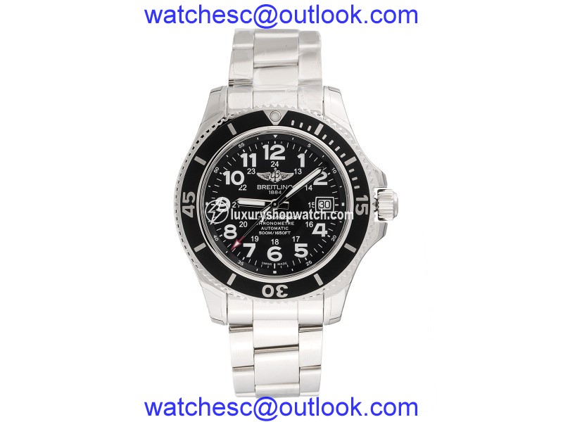 Breitling Superocean II A17365C9-BD67SS Automatic Black Dial Stainless Steel 42mm Men's Watch Breitling