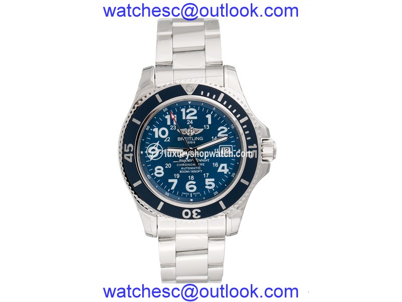 Breitling Superocean II A17365D1/C915SS Mariner Blue Dial Stainless Steel Automatic 42mm Men's Watch Breitling