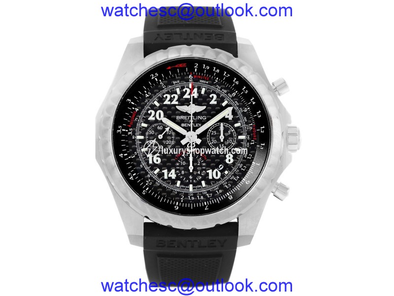 Breitling Bentley AB022022/BC84 Stainless Steel & Rubber Manual 49mm Mens Watch Breitling