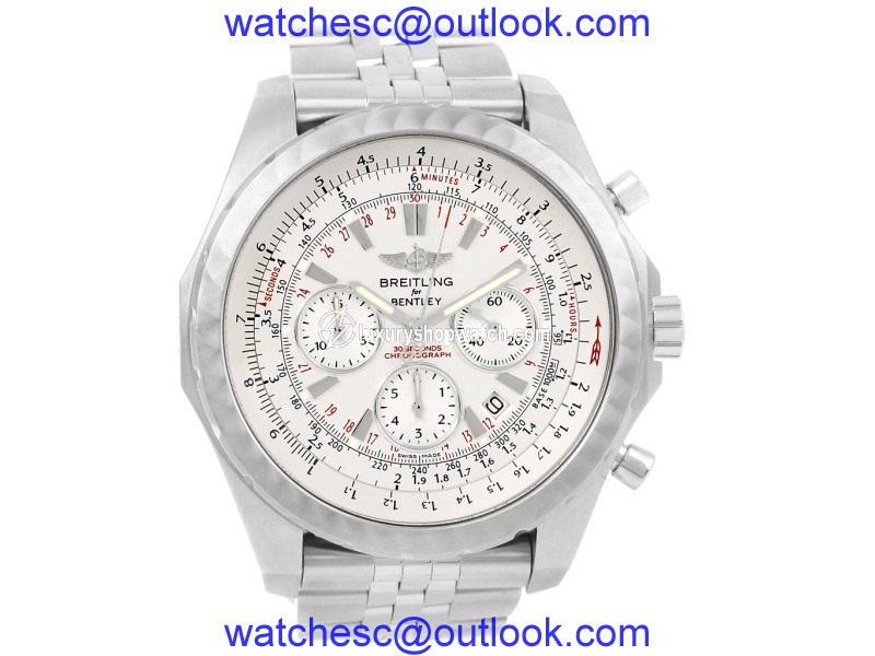 Breitling Bentley A25365 Stainless Steel Automatic 49mm Mens Watch Breitling