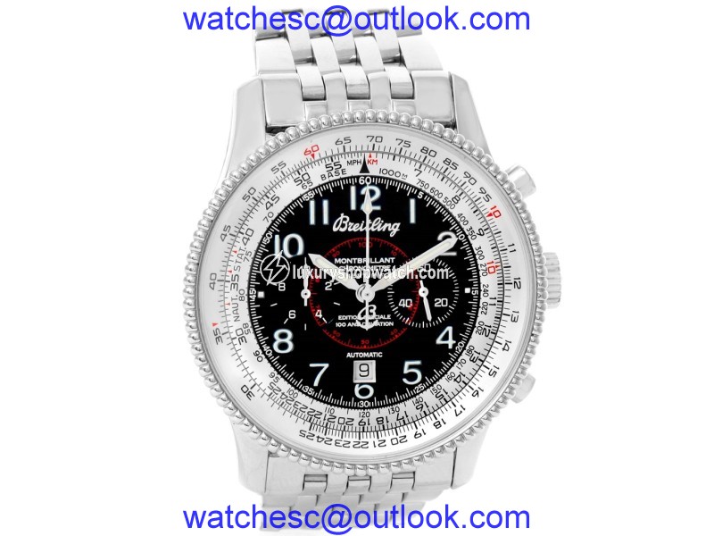 Breitling Navitimer Montbrillant A35330 Stainless Steel Automatic 41.5mm Mens Watch Breitling