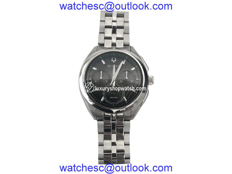 Bulova Curv 96A186 Stainless Steel 45mm Mens Watch Bulova