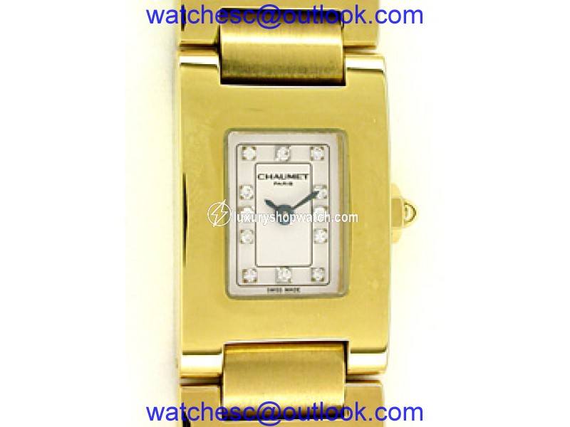 Chaumet Champs-Elysees 18K Yellow Gold Womens Watch Chaumet