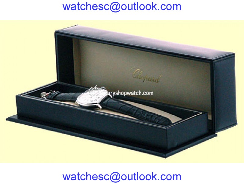 Chopard "L.U.C Tonneau" 18K White Gold Mens Watch Chopard