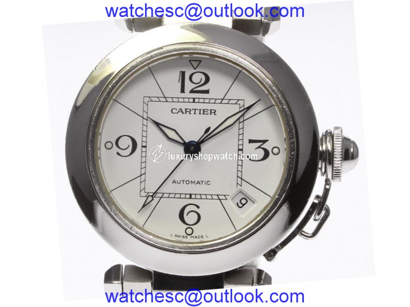 Cartier Pasha C Stainless Steel Automatic 35 mm Mens Watch Cartier
