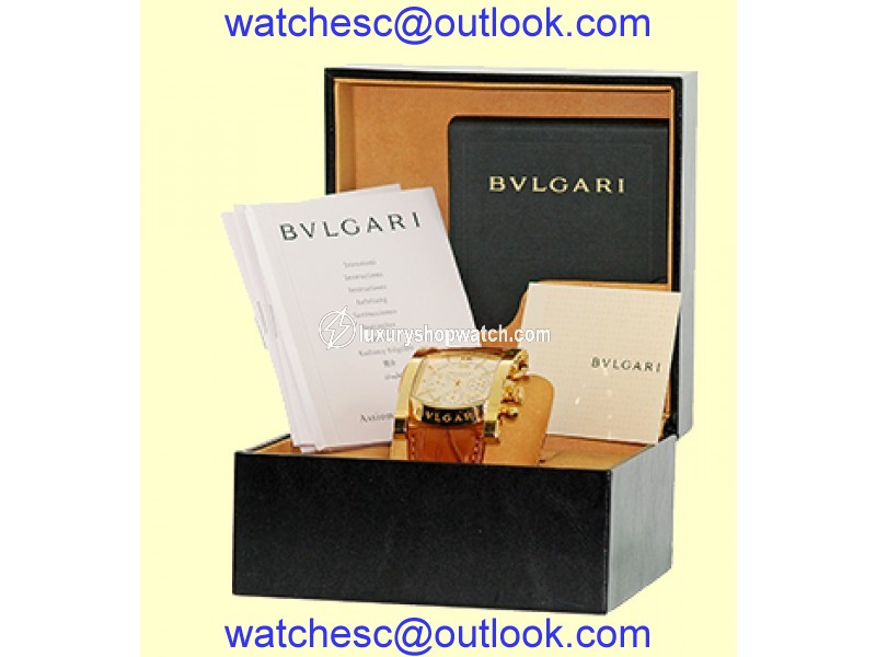 Bulgari Assioma Chronograph 18K Yellow Gold Strap Mens Watch Bulgari
