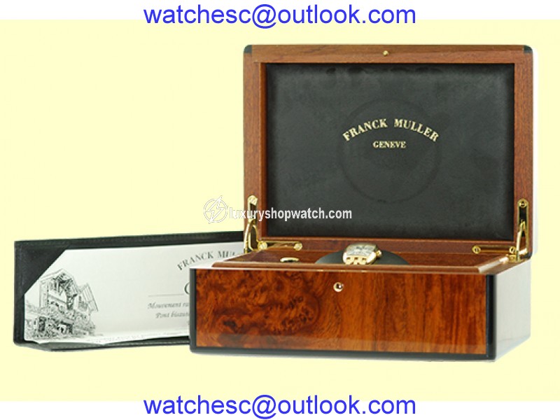 Franck Muller "Cintree Curvex" 18K Yellow Gold Silver Dial 25mm Womens Watch Franck Muller