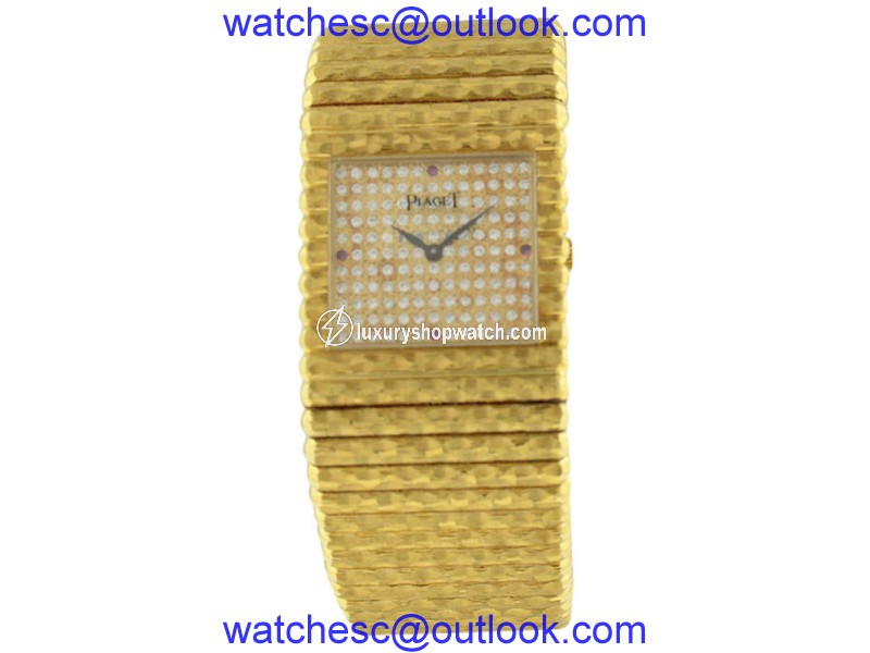 Piaget Classique 18K Yellow Gold Diamond & Ruby 25mm Watch Piaget