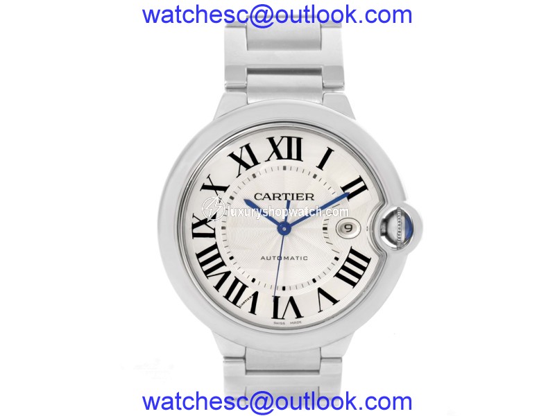 Cartier Ballon Bleu W69012Z4 Stainless Steel Automatic 42mm Mens Watch Cartier