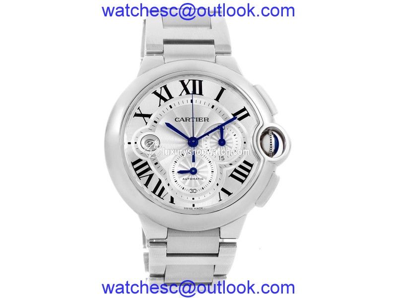 Cartier Ballon Bleu W6920002 Stainless Steel 44mm Unisex Watch Cartier
