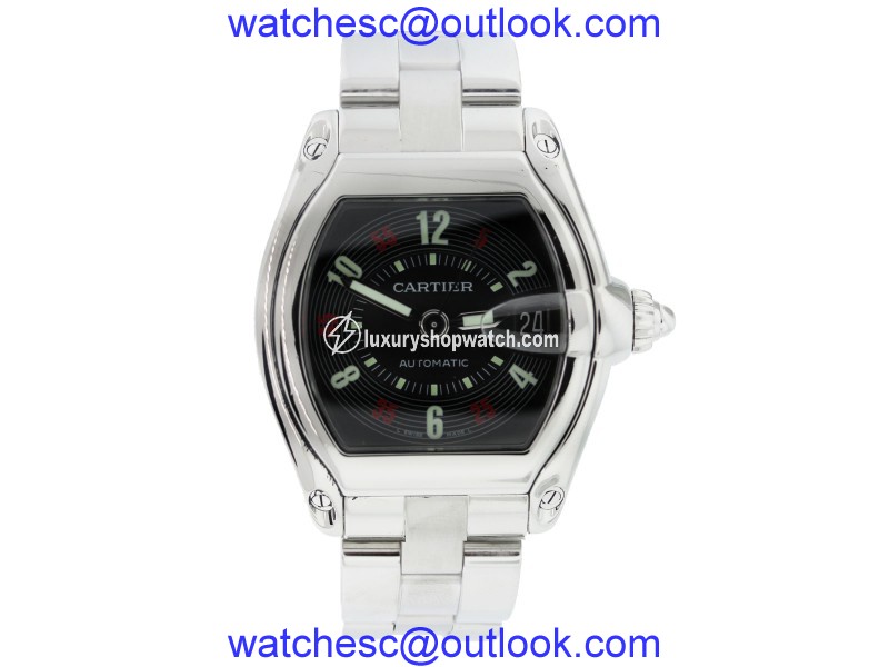 Cartier Roadster Stainless Steel Casino Dial Automatic 36mm Mens Watch Cartier