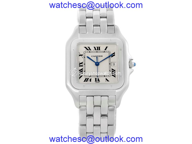 Cartier Panthere W25032P5 Stainless Steel 29mm Quartz Unisex Watch Cartier