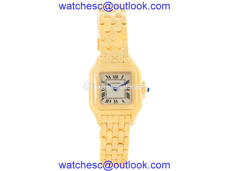 Cartier Panthere W25022B9 18K Yellow Gold 22mm Quartz Women Watch Cartier